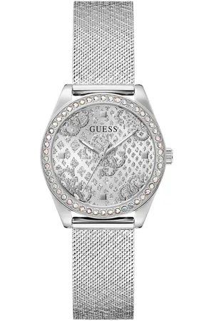 Guess Kwartshorloge Boa Horloge, dameshorloge, kristallen, mineraalglas, stalen band