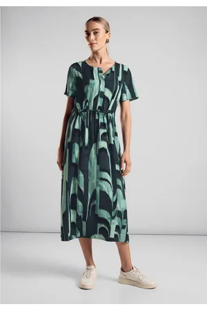 Street one Midi-jurk met print all-over