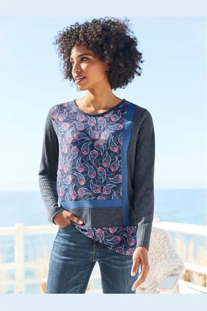 Heine Shirt met lange mouwen Gedessineerd shirt (1-delig)