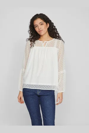 VILA Shirt VIEDEE L/S TOP - NOOS