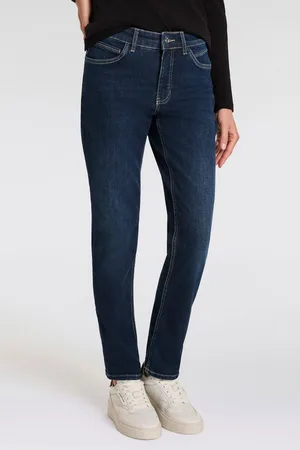 Mac Straight jeans MELANIE dragon-fly Decoratieve nietendetails op de achterzak