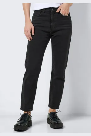 Noisy May Straight jeans NMMONI HW STRAIGHT ANK BLACK JEANS NOOS