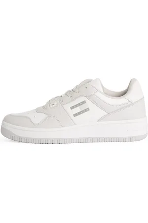 Tommy Hilfiger Plateausneakers TJM RETRO BASKET CUPSOLE TUMBLE vrijetijdsschoen, lage schoen, veterschoen met gepolsterde schacht