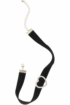 Firetti Choker Van fluweel met hartelement (1-delig)