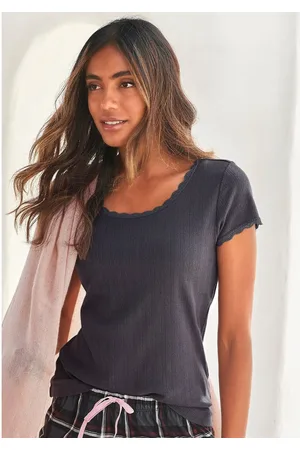 QS by s.Oliver Pyjama top in ajourbreisel