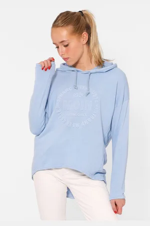 Zwillingsherz Hoodie "Moin" met capuchon en stempeldruk