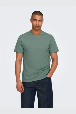 Only & Sons Shirt met ronde hals ONSMAX LIFE REG SS STITCH TEE