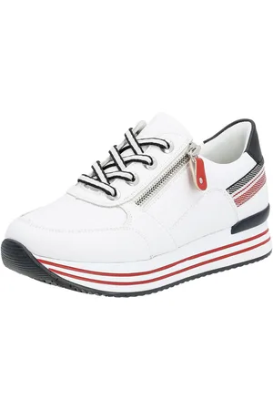 Remonte Plateausneakers met verwisselbare voetbed, vrijetijdsschoen, lage schoen, veterschoen