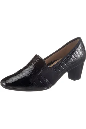 ARA Pumps Verona avondschoen, trechterhak, feestelijke schoen, met reptielprint