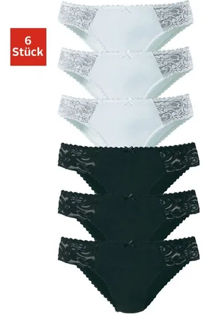 Petite Fleur Jazz-hipsters elastische katoenkwaliteit (6 stuks, Set van 6)