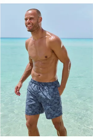Bruno Banani Zwemshort met een bloemmotief