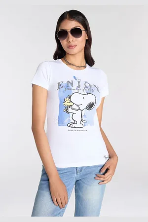 KangaROOS Shirt met korte mouwen met originele snoopy print in licentie