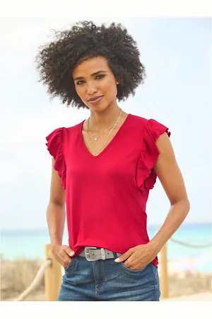 Heine Shirt met V-hals Shirt (1-delig)