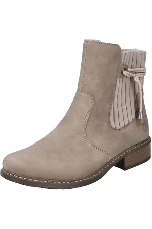Rieker Winterlaarsjes winterlaarzen, chelseaboots, hakken, met warme voering, smalle vorm