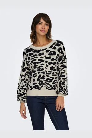 ONLY Trui met ronde hals ONLLIMA LIFE LS JQ O-NECK KNT