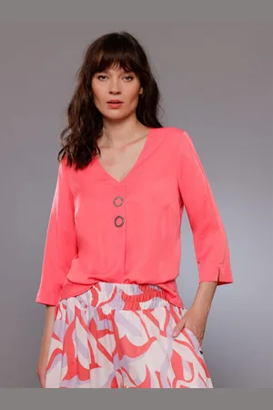 CREATION L PREMIUM Gedessineerde blouse