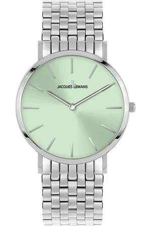 Jacques Lemans Kwartshorloge Nizza Polshorloge, dameshorloge, roestvrijstalen armband, glas met saffiercoating