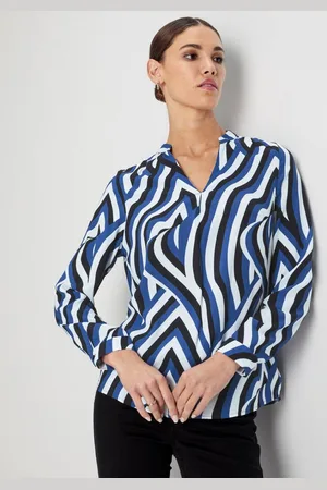 Daniel Hechter Klassieke blouse met elegante v-hals