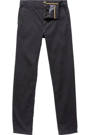 HUGO BOSS Chino tapered met boss-logo aan de achterkant