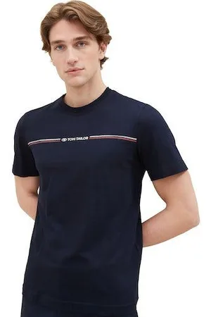 TOM TAILOR T-shirt met logo-frontprint
