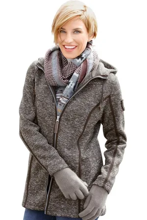 Casual Looks Fleecejack met capuchon