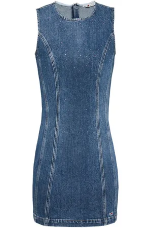 Tommy Hilfiger Jurk MINI DRESS AI6136 met strass-details
