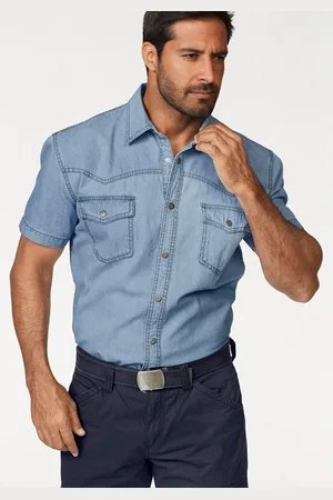 ARIZONA Jeans overhemd Korte mouwen in westernstijl
