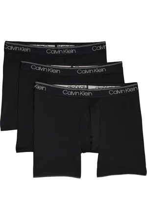 Calvin Klein Boxershort BOXER BRIEF 3PK met langere pijpen & logo-elastische tailleband (Set van 3)