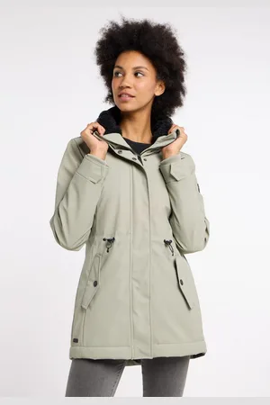 Ragwear Outdoorjack MONADIS RAINY WARM waterafstotende parka, gevoerd met verwarmende teddypluche