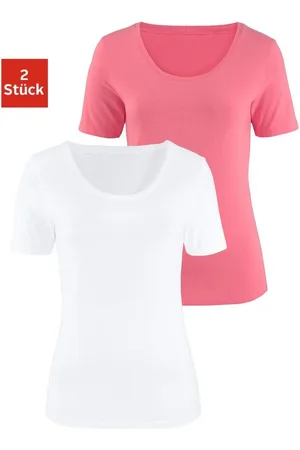 vivance collection T-shirt Elastische katoenkwaliteit (Set van 2)