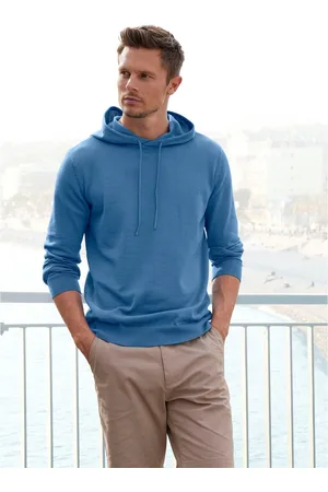 H.I.S Gebreide trui Met capuchon, regular fit Pullover met ronde hals, fijn breiwerk, katoenmix