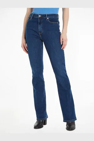 Tommy Hilfiger Bootcut jeans met persplooien