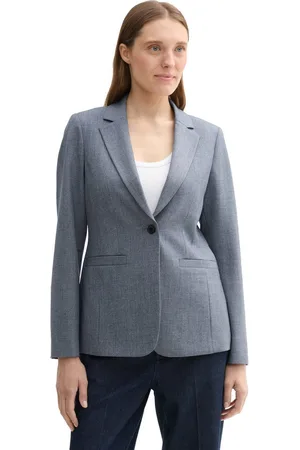 TOM TAILOR Korte blazer met v-hals