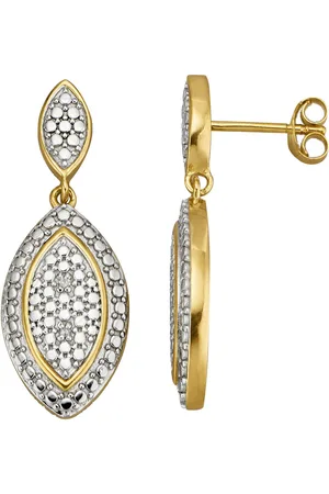 Firetti Paar oorhangers Sieraad Geschenk Zilver 925 Oorsieraden Oorbellen Statement Navette