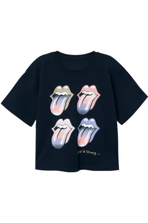 NAME IT T-shirt NKFNARINA ROLLINGSTONES SS TOP NOOS UNV