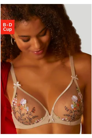 Lascana Beugel-bh Maria met bloemen van chique borduurkant, sexy dessous