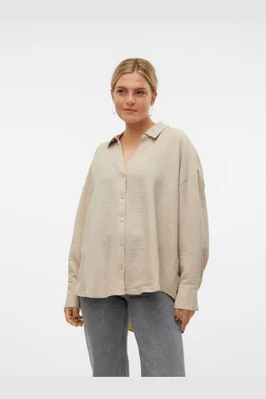 VERO MODA Blouse met lange mouwen VMMELANEY QUEENY LS SHIRT WVN NOOS