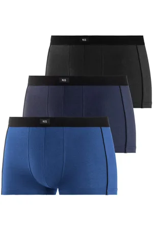H.I.S Hipster strak zittende boxershorts van katoenmix (set, 3 stuks)