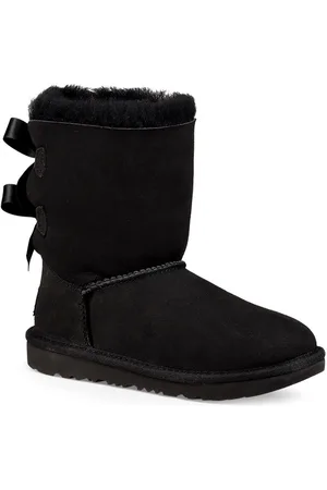 UGG Winterlaarzen K BAILEY BOW II , instaplaarzen, winterlaarzen, snowboots met strik van satijnband