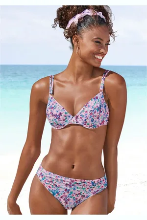 QS by s.Oliver Bikinitop met beugels Scatter met kleine ringen bij de bandjes