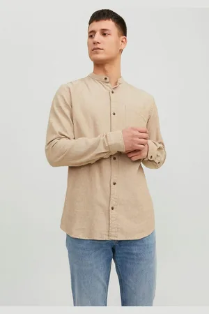 JACK & JONES Overhemd met lange mouwen JJEBAND MELANGE SHIRT LS SN