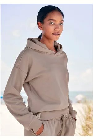 Lascana Hoodie van biologische katoen, loungewear