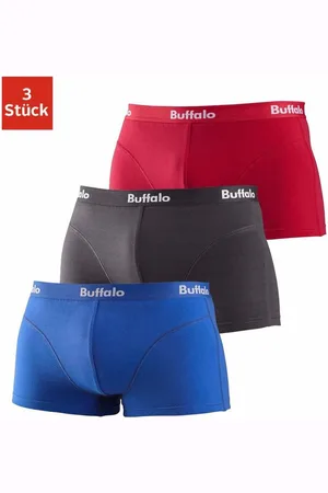 Buffalo Hipster strak zittende boxershorts van katoenmix (set, 3 stuks)