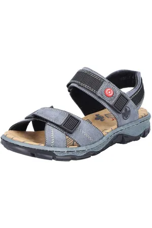 Rieker Sandalen zomerschoen, outdoorschoen, sleehak, in trekkinglook