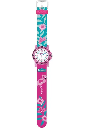 Scout Kwartshorloge The It-Collection Horloge, kinderhorloge, leerhorloge, cadeau-idee, schoolbegin, meisjes