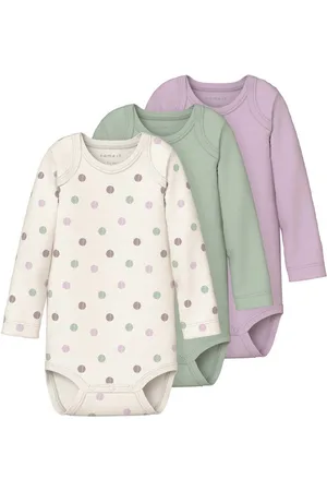 NAME IT Body NBFBODY 3P LS JET STREAM DOT NOOS (set, 3-delig)