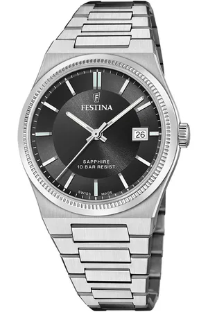 Festina Kwartshorloge Rivé Collection Polshorloge, dameshorloge, herenhorloge, Swiss Made, roestvrijstalen armband, datum