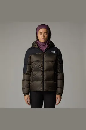 The North Face Donsjack W DIABLO DOWN 2.0 HOODIE Winterjack met logo-stiksel
