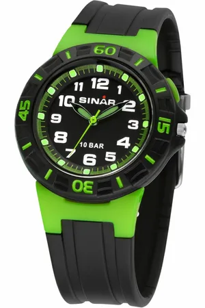 Sinar Kwartshorloge Armbanduhr, kinderhorloge, jongens, tot 10 bar waterdicht, cadeau-idee