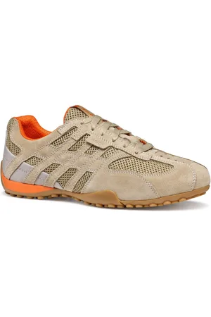 Geox Veterschoenen U SNAKE ORIGINAL , veterschoen, vrijetijdsschoen, trekking sneaker met leren binnenzool